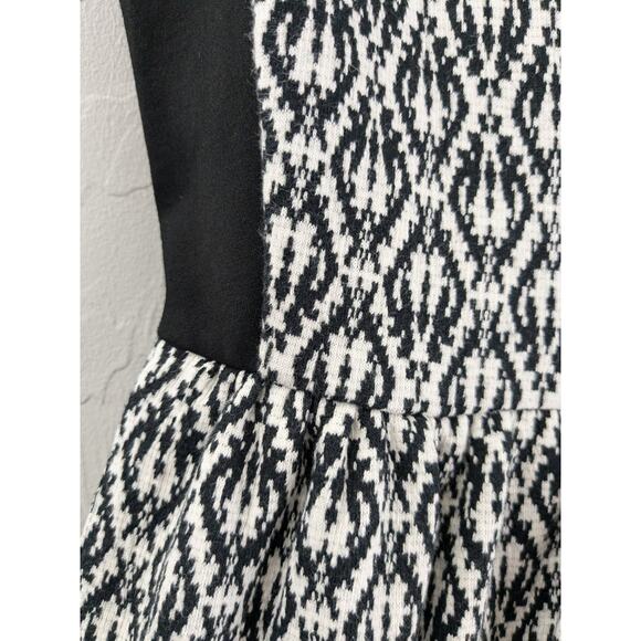 MADEWELL Black & White Jacquard Sleeveless Dress Size XXS - Picture 8 of 11